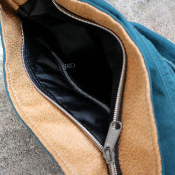Hobo Bag/ Rucksack Tannengrün – Bild 3