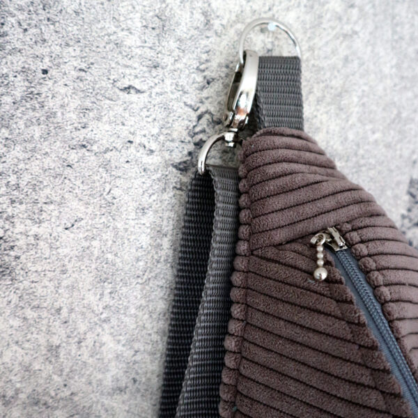 Crossbag Cord taupe – Bild 2